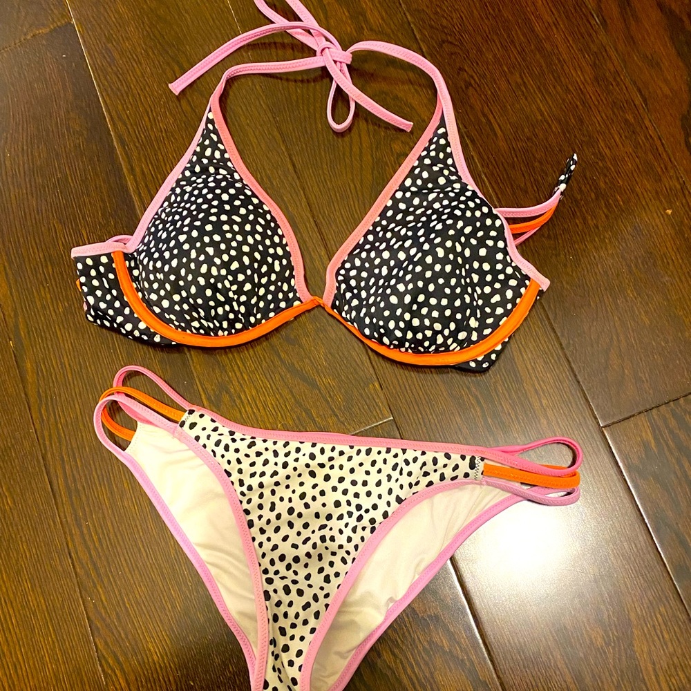 Victoria’s Secret dot halter bikini